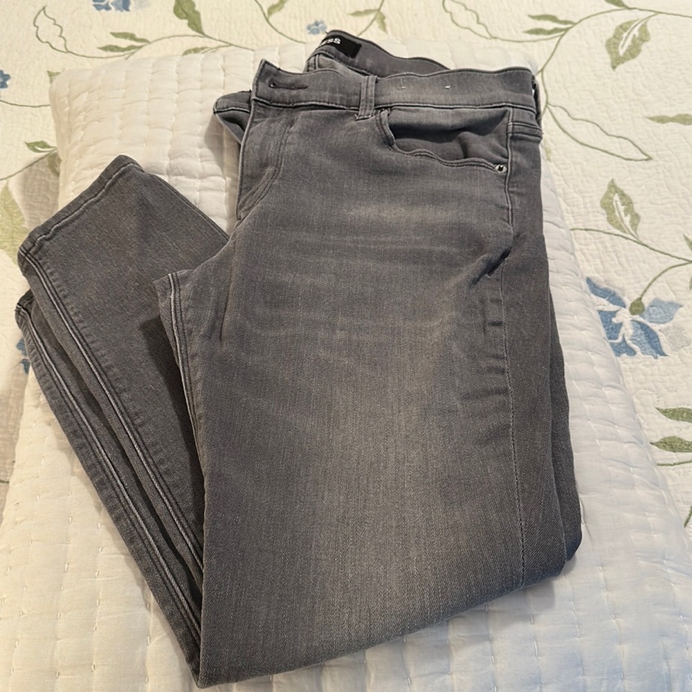Express Gray Women Jeans